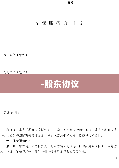 -股东协议