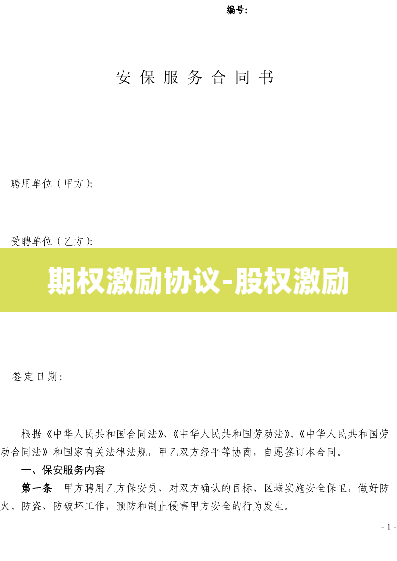 期权激励协议-股权激励